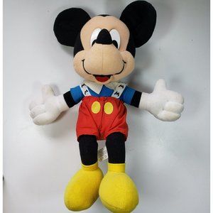 Disney Mickey Mouse Mattel 15" Plush Stuffed Doll VINTAGE 1980's